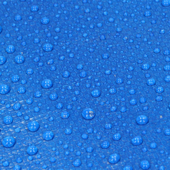 ECD Germany Waterproof Tarpaulin 180gr/m² 10x6m. Light Type Blue