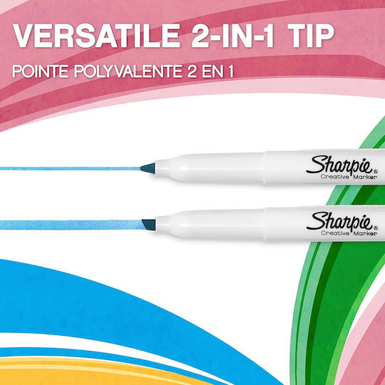 Sharpie S-Νote Ανεξίτηλοι Μαρκαδόροι 10mm Σετ 4 χρώματα
