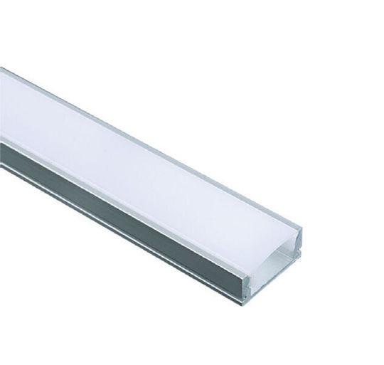 Aca Mini Walled Aluminum Profile for LED Strip with Opal Cover