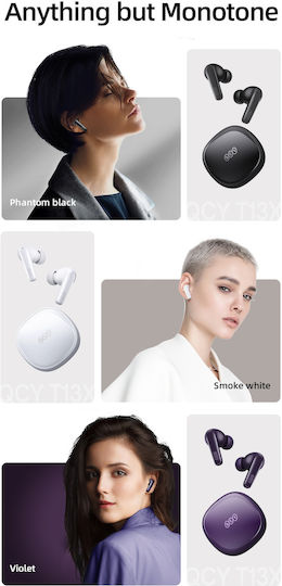 QCY T13X In-ear Bluetooth Handsfree Earphones with Charging Case White