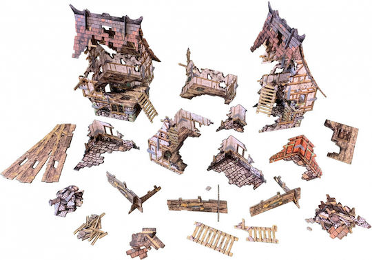 Battle Systems Υλικό Μακέτας Village Ruins