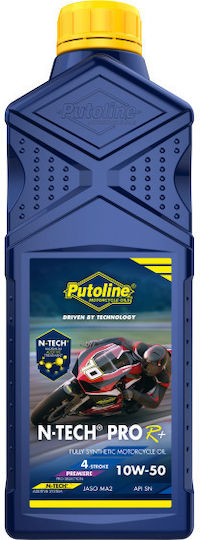 Putoline 10W-50 Συνθετικό Λάδι Μοτοσυκλέτας για Τετράχρονους Κινητήρες 1lt