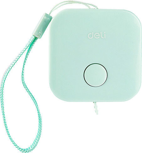 Deli Maßband mit automatischem Rücklauf 7mm x 1.5m