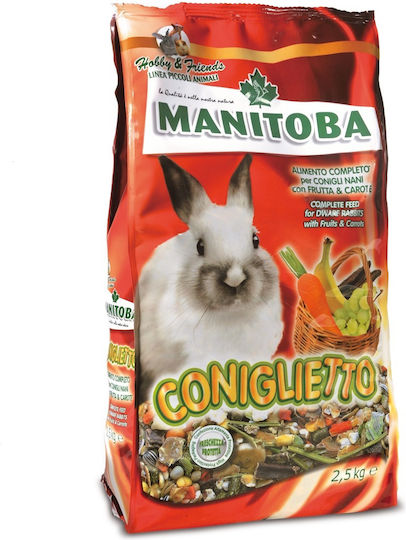 Manitoba Hrană Pentru Iepure Cu Morcov Coniglietto 1kg