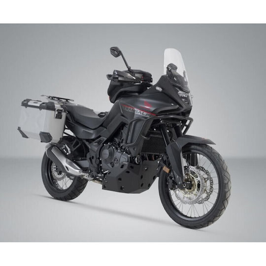 SW-Motech Set de Genti Laterale pentru Motociclete Aluminiu 37lt in Argintiu culoare