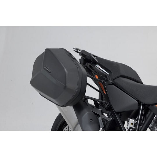 SW-Motech Σετ Πλαϊνές Βαλίτσες Μοτοσυκλέτας 25lt σε Μαύρο Χρώμα