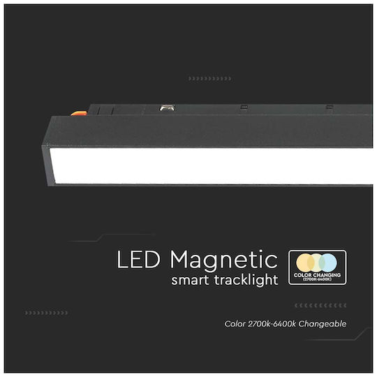 V-TAC LED Γραμμικό Φωτιστικό Οροφής 20W Φυσικό Λευκό IP20