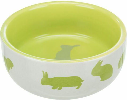 Trixie Ceramic Bowl Food Bowl for Rabbit 250ml