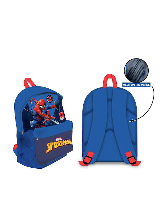 Spiderman School Bag Backpack Elementary, Elementary in Blue color