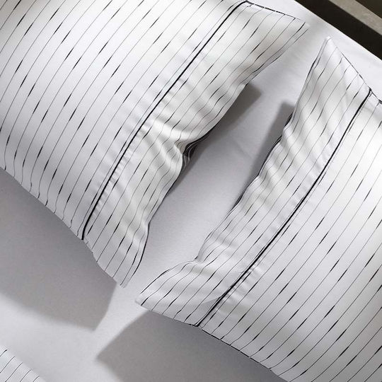 Hauz Bettbezug-Set King Size mit 2 Kissenbezügen 270x250 Gray