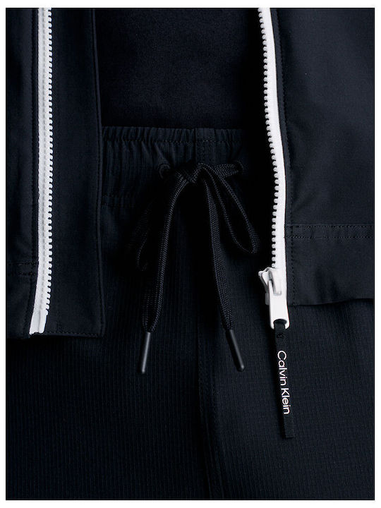 Pantaloni de trening cu Elastic Negru