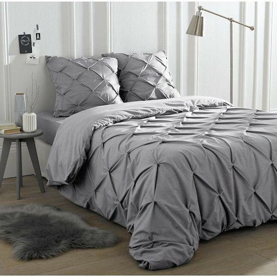 So'Home Bettbezug Einzelbett 140x200 Weiß