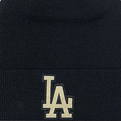 La Dodgers Beanie Unisex Beanie Knitted in Black color