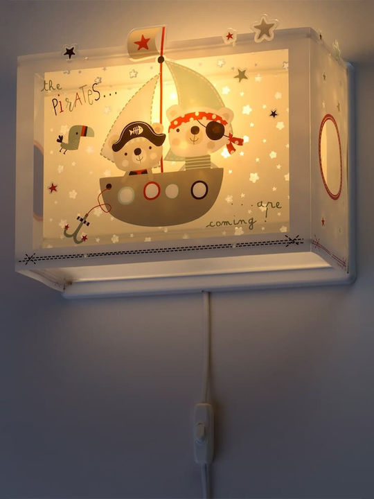 Ango Plastic Kids Wall Light The Pirates
