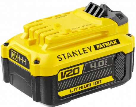 Stanley Werkzeugbatterie Lithium 20V mit Kapazität 4Ah Fatmax