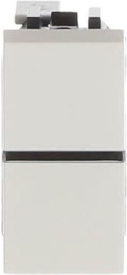 Abb Zenit Recessed Wall Switch Lighting One-Way without Frame Aller Retour White