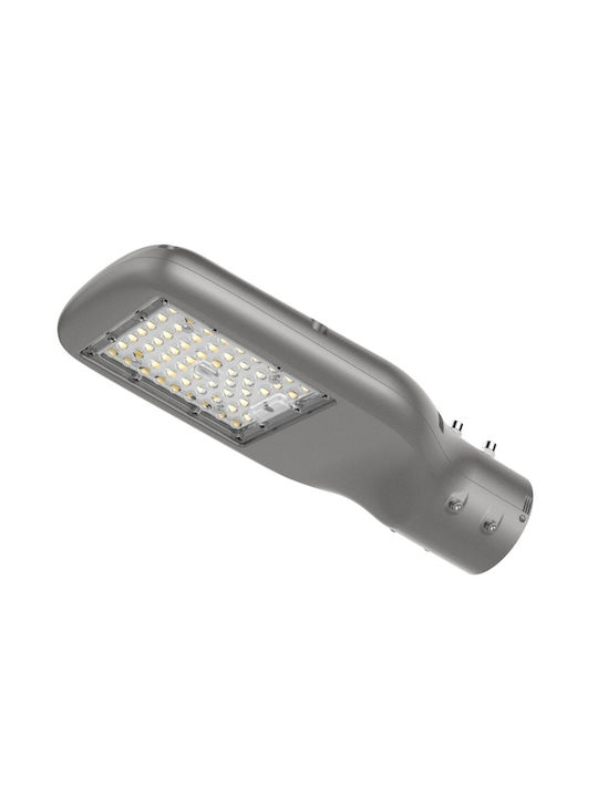 Elvhx Außenstehlampe LED Straße 30W mit Natürliches Weiß Licht IP65 Grau