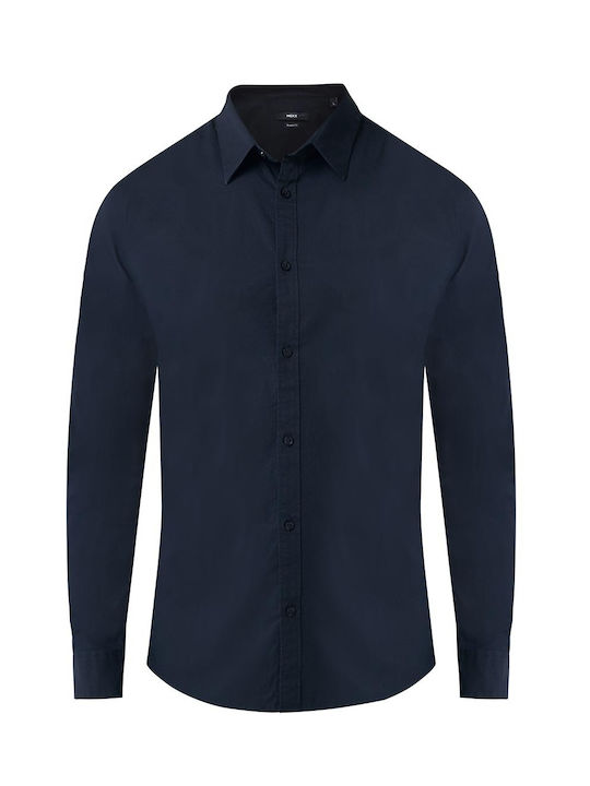 Long-sleeved Shirt Navy Blue