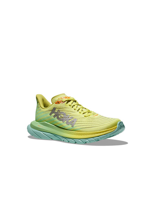 HOKA Mach 5 Women's Running Yellow Sport Shoes