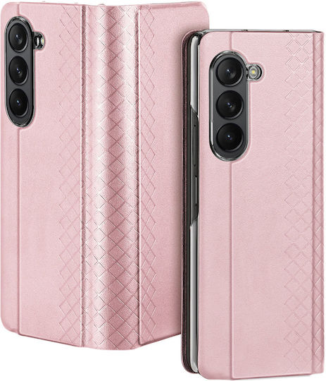 Dux Ducis Bril Wallet Leather Pink (Galaxy Z Fold5)