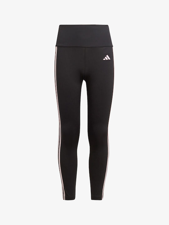 Adidas Leggings pentru Copii Lung Negru Essentials 3-Stripes