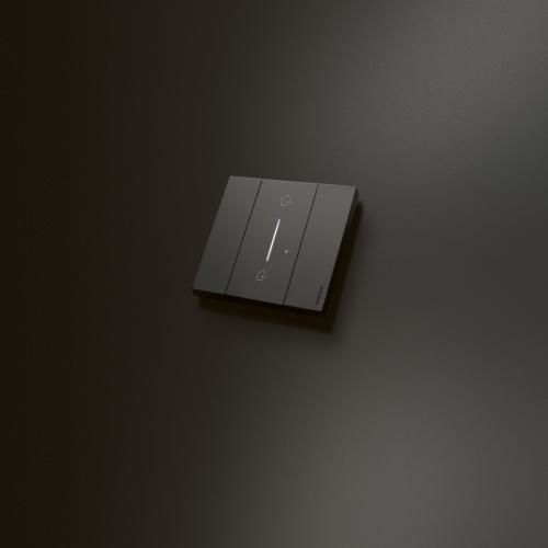 Bticino Exit Button Front in Black Color KG40M2
