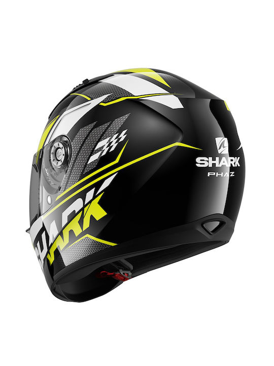 Shark Ridill 1.2 Phaz Black/Yellow/White Κράνος Μηχανής Full Face με Sunvisor