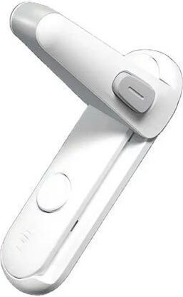 Door Safety Lock with Sticker in White Color 7.5x4x12.5εκ. 1pcs
