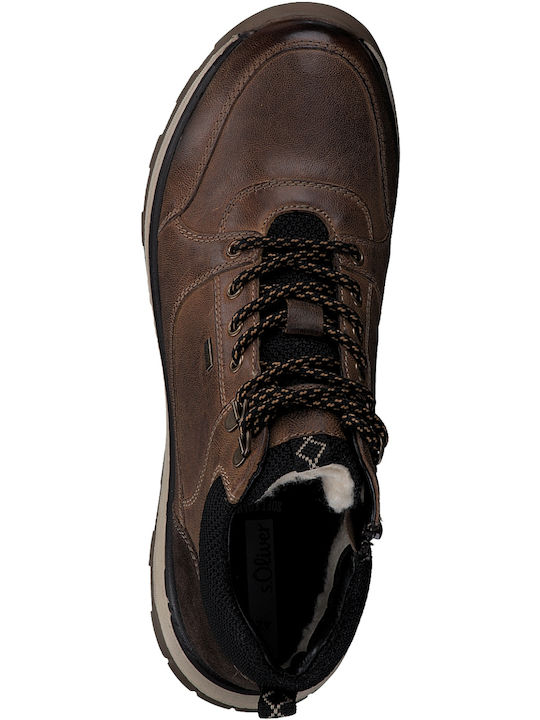 Leather Tabac Brown Men's Boots Anatomical