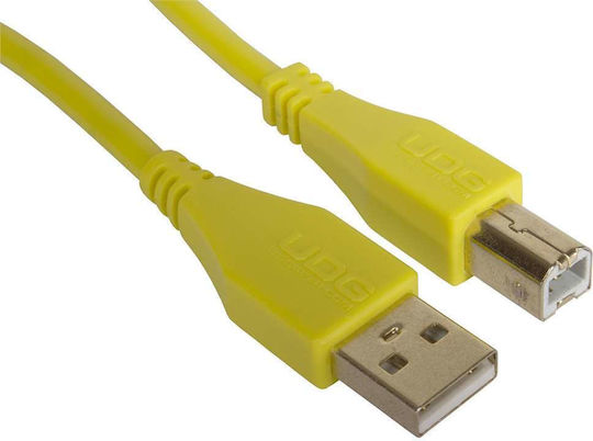 UDG 2m USB 2.0 Cable A-Male to B-Male Yellow (U95005YL)