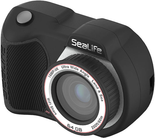 Sealife Micro 3.0 Compact Φωτογραφική Μηχανή 16MP με Οθόνη 2.4" και Ανάλυση Video 4K UHD Μαύρη