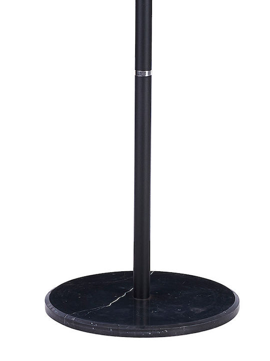 Pakketo Metallic Coat Rack Black Marietta 37x37x177cm
