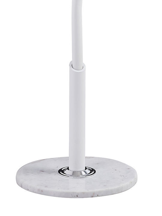 Pakketo Metallic Coat Rack White Sergio 37x37x171cm
