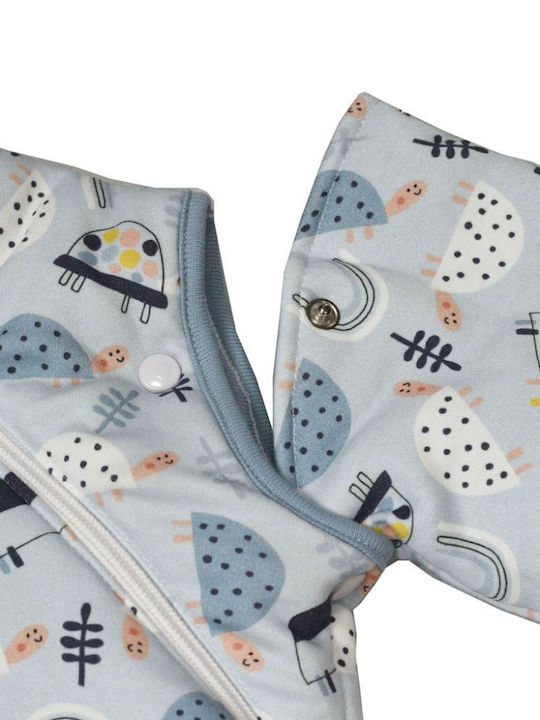 Tender Winter Sleeping Bag with Feet Eco Turtle 2.5 Tog Light Blue with Detachable Sleeves