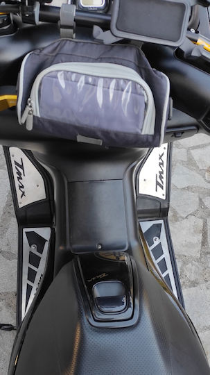 Moto Discovery Motorcycle Footpeg Protectors Yamaha T-MAX 500 Silver