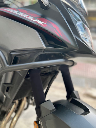 Moto Discovery Motorcycle Front Suspension Protectors Honda CB 500X Black