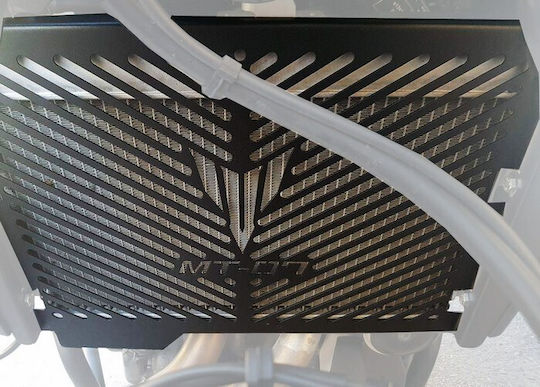 Moto Discovery Motorcycle Radiator Protector Yamaha MT-07 Black