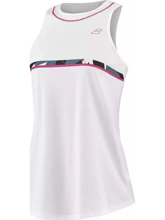Babolat 4WS23072Y-1000 Damen Tennisbekleidung Weiß
