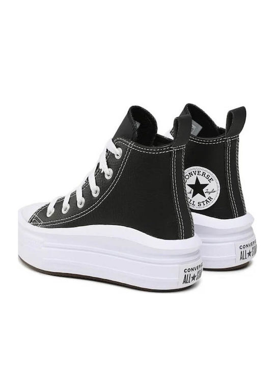 CHUCK TAYLOR ALL STAR Παιδικά Sneakers High Μαύρα