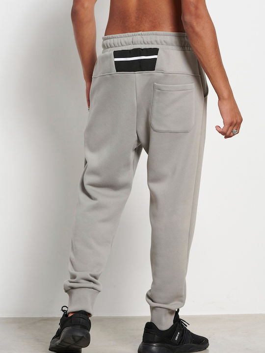 Sweatpants with Elastic Gray
