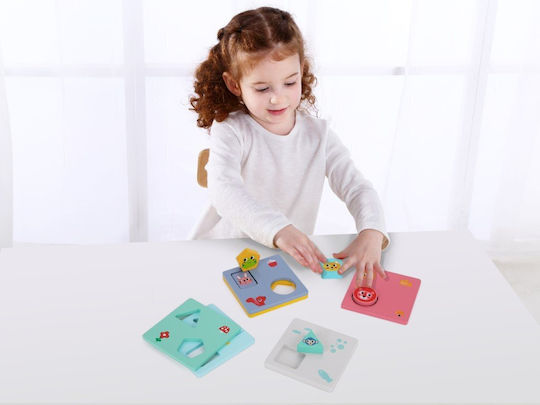 Eli Neli Montessori Εκπαιδευτικό Παιχνίδι Γνώσεων από Ξύλο για 2+ Ετών