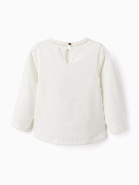 Zippy Kids Blouse Long Sleeve Ecru