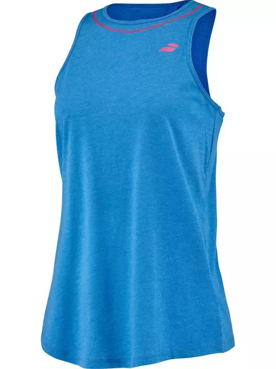 Babolat Damen Sportliches Bluse Ärmellos Blau