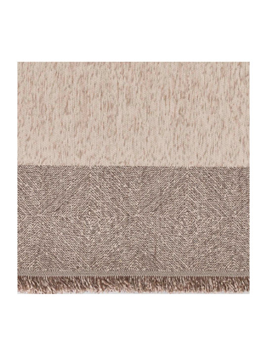 Borea Square Ριχτάρι Πολυθρόνας Chenille 180x180εκ. Μπεζ