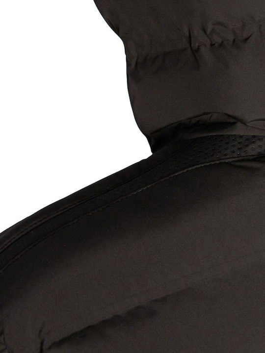 Geacă Sferică de Iarnă Puffer Negră
