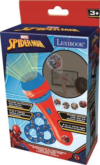 Lexibook Spider-man Φακός Προβολέας Προτζέκτορας Ιστοριών για 3+ Ετών