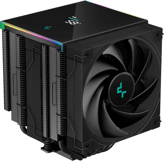 Deepcool AK620 Digital Ψύκτρα Επεξεργαστή Διπλού Ανεμιστήρα για Socket AM4/AM5/1200/115x/1700 με ARGB Φωτισμό