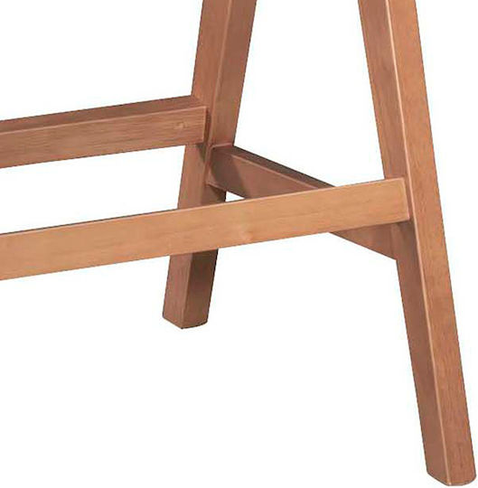 Табуретка Бар с гръбнак Дърво Winslow Ядки 51.5x53.6x100бр
