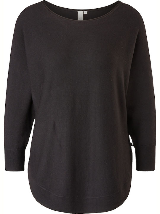 Damen Langarm Pullover Schwarz