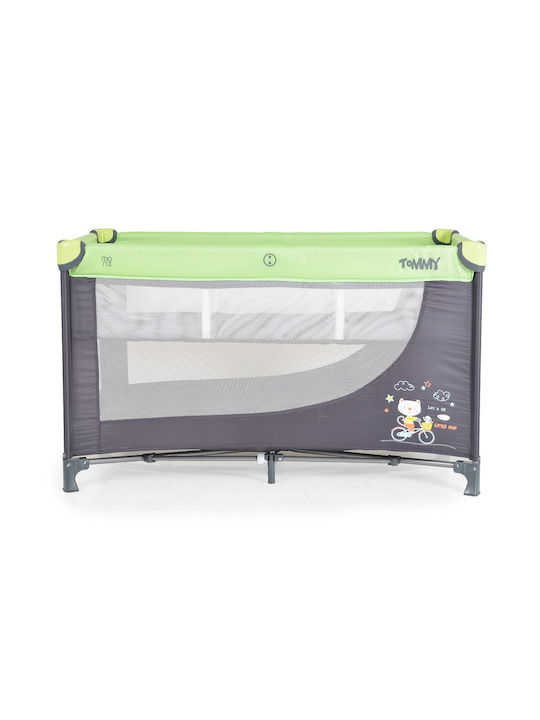 Cangaroo Tommy Playpen 2 Levels with Mattress Green 120x60cm